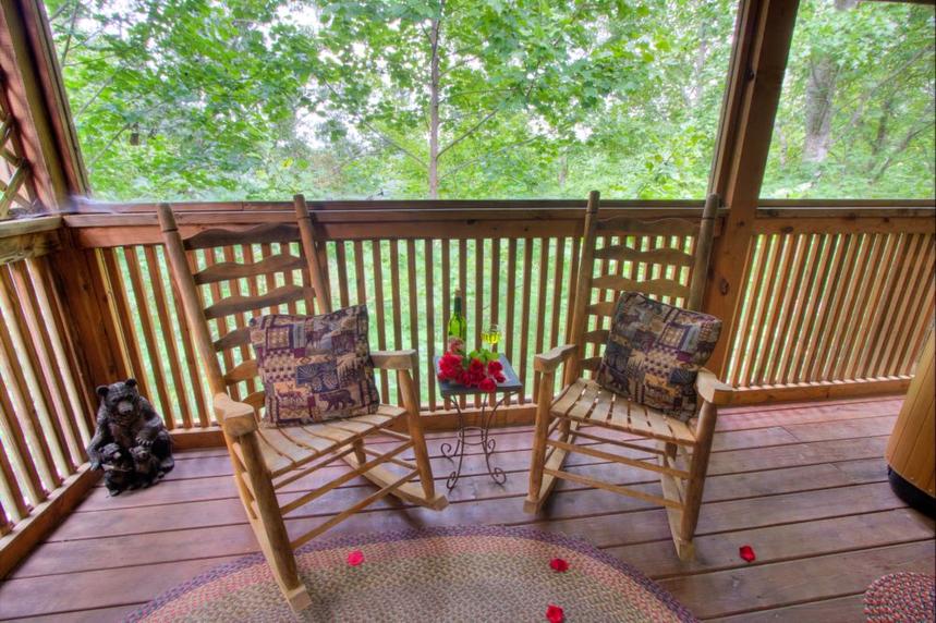 Wooden rocking chairs